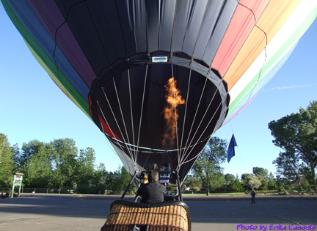 Video of (pictures of) the Hot Air Balloon Flight